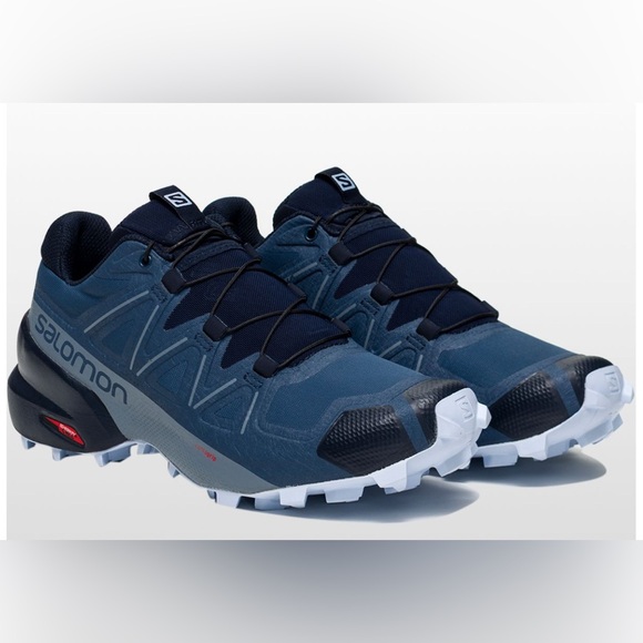 Salomon Navy Trail Runners - Cross 5 - Picture 1 of 6